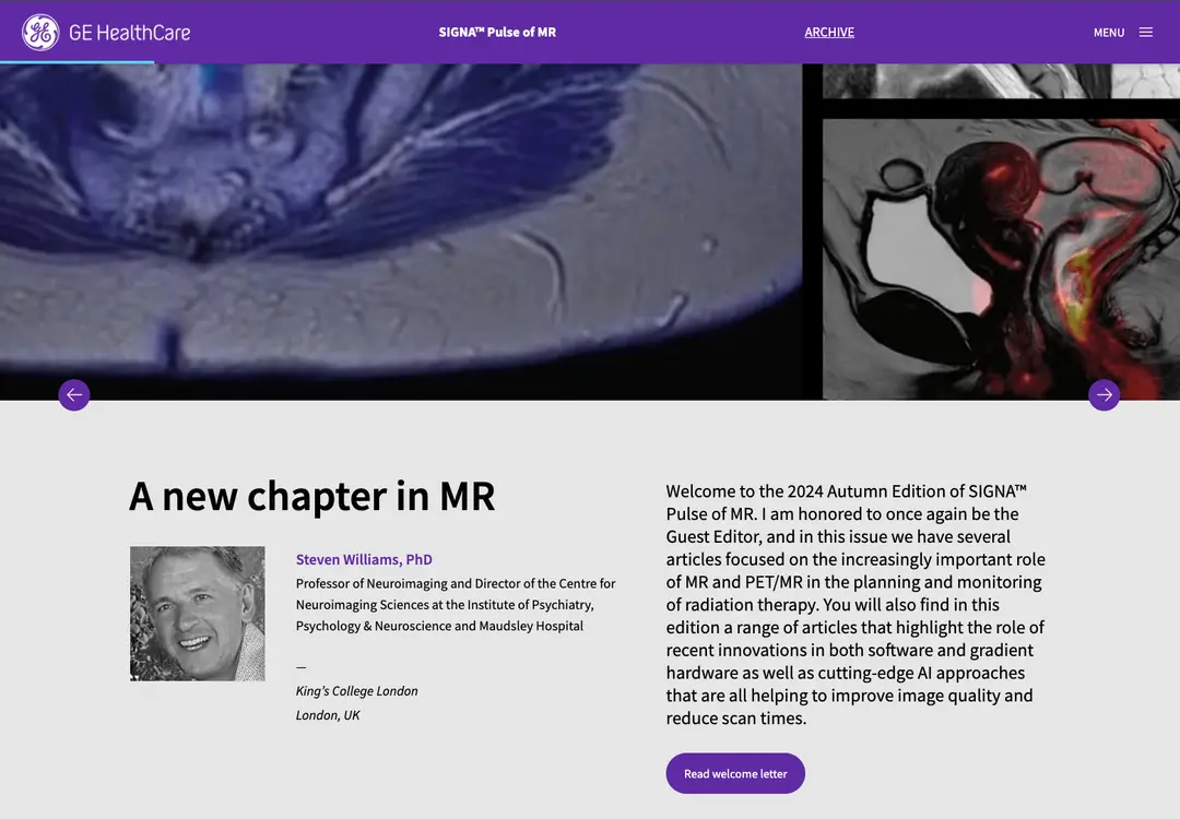 GE Healthcare publication preview